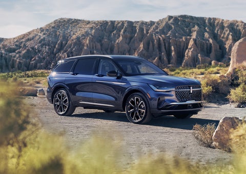 A 2024 Lincoln Nautilus® SUV is parked in a desert national park. | Sentry Lincoln in Medford MA