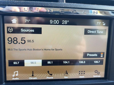 2018 Lincoln Continental Select