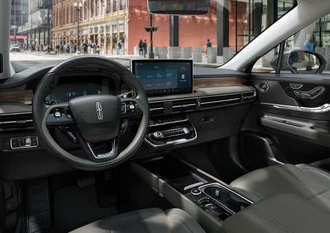 The interior dashboard of 2024 Lincoln Corsair® SUV is shown here. | Sentry Lincoln in Medford MA