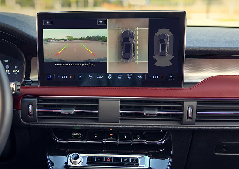 The large center touchscreen of a 2024 Lincoln Corsair® SUV is shown. | Sentry Lincoln in Medford MA