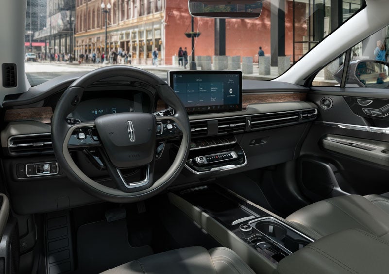 The interior dashboard of 2024 Lincoln Corsair® SUV is shown here. | Sentry Lincoln in Medford MA