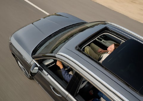 The available panoramic Vista Roof® of a 2027 Lincoln Aviator® SUV is open. | Sentry Lincoln in Medford MA