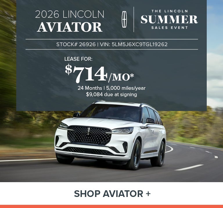 New 2026 Lincoln Aviator