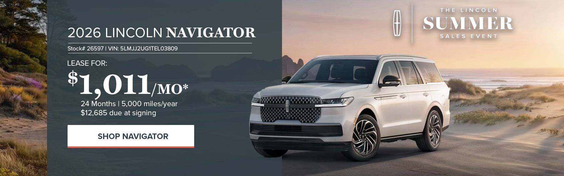 New 2026 Lincoln Navigator