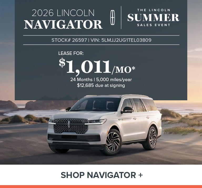 New 2026 Lincoln Navigator