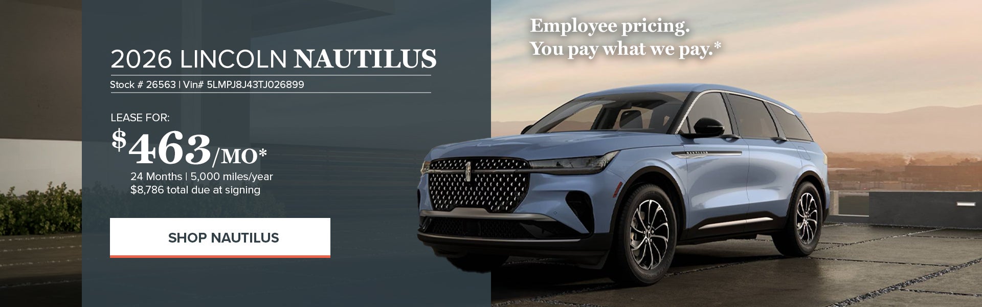 2026 LINCOLN nautilus