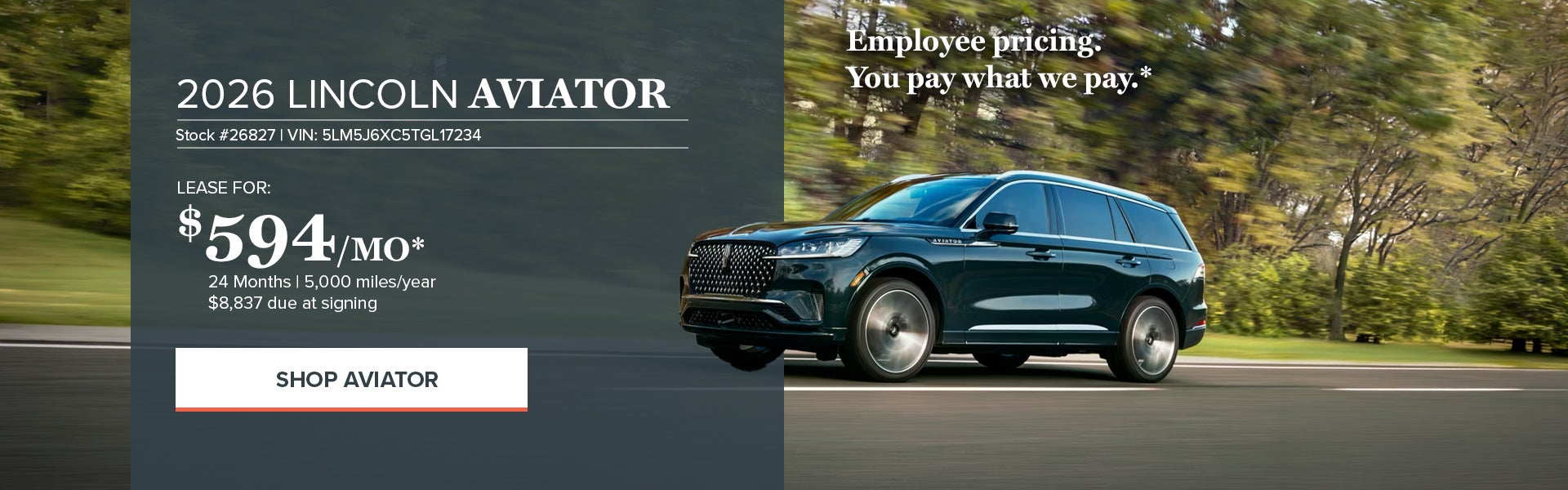 2026 Lincoln Aviator
