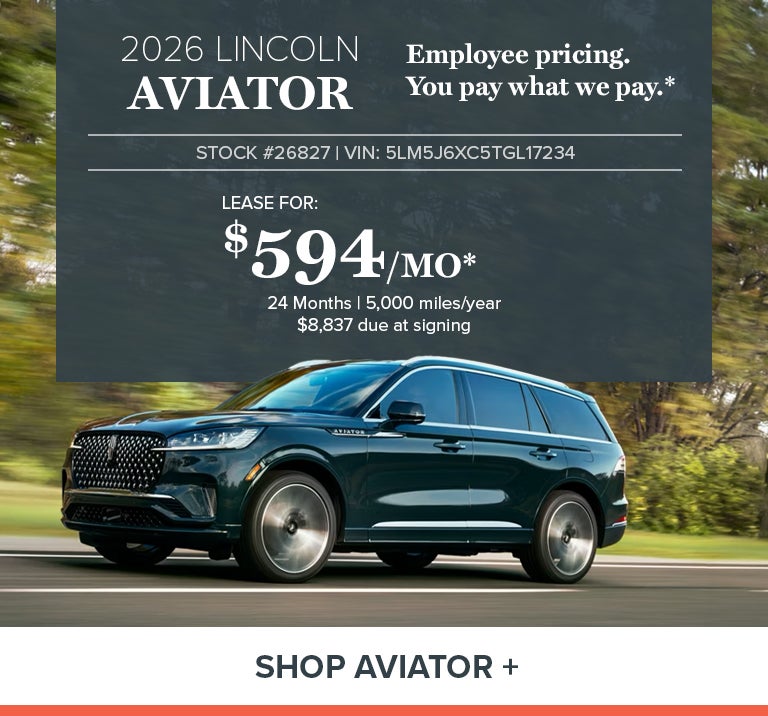 2026 Lincoln Aviator